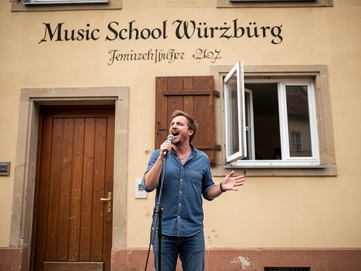 Unbekannter entwendet Mikrofon aus der Musikschule: Handelt es sich um einen vielleicht bald berühmten Sänger?
