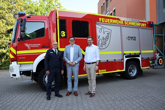 Investition von rund 650.000 Euro: Neues Hilfeleistungslöschgruppenfahrzeug für die Feuerwehr der Stadt Schweinfurt