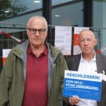Klinik-Protest im Landkreis Kitzingen mit einer symbolische Sperrung am Freitag, den 12. Juni