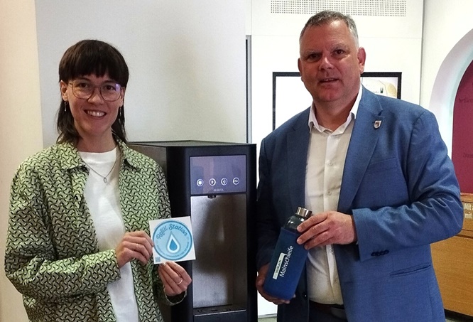 Rathaus Volkach als Refill-Station registriert: Aufruf an lokale Einrichtungen zur Teilnahme