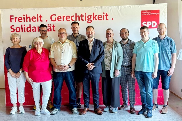 Neuwahlen im SPD-Unterbezirk Schweinfurt-Kitzingen: Markus Hümpfer mit 100 Prozent als Vorsitzender wiedergewählt