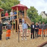 Neues „Robinson“-Spielgerät auf dem Pausenhof der Sennfelder Grundschule wurde eingeweiht