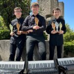 Erfolgreich in die Sommerferien: Drei Akkordeonisten überzeugen beim Tag der Harmonika in Tiefenbach