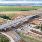 Der Ersatzneubau der Talbrücke Stettbach der Autiobahn A7 ist fertiggestellt