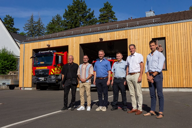 Lengfelds Feuerwehr ist energetisch UpToDate: Modernisiertes Haus ist ein wichtiger Beitrag zum nachhaltigen Bauen