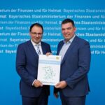 Die Gemeinde Geldersheim wurde mit dem Siegel „GigabitRegionBayern“ ausgezeichnet