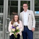 Herzlich willkommen: Jessica Kneyer übernimmt die Geschäftsleitung der Gemeinde Sennfeld von Aidhausens neuem Bürgermeister Thomas Wagenhäuser