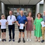 Einmal von München nach Barcelona: Landratsamt Bad Kissingen zeichnet SiegerInnen des Stadtradeln aus