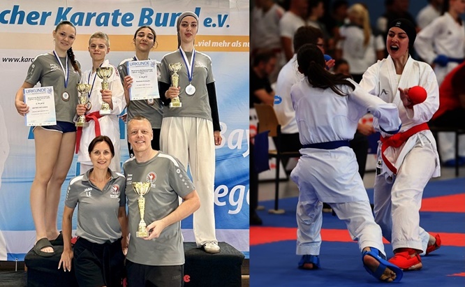 Karatekas der TG Schweinfurt überzeugen in Fürth: Fünf Medaillen bei Bayerischer Meisterschaft; Daniel Eckerdt holt Doppelgold