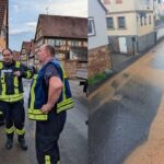 Vom Starkregenereignis in Bad Kissingen am Dienstag war vor allem Kleinbrach betroffen