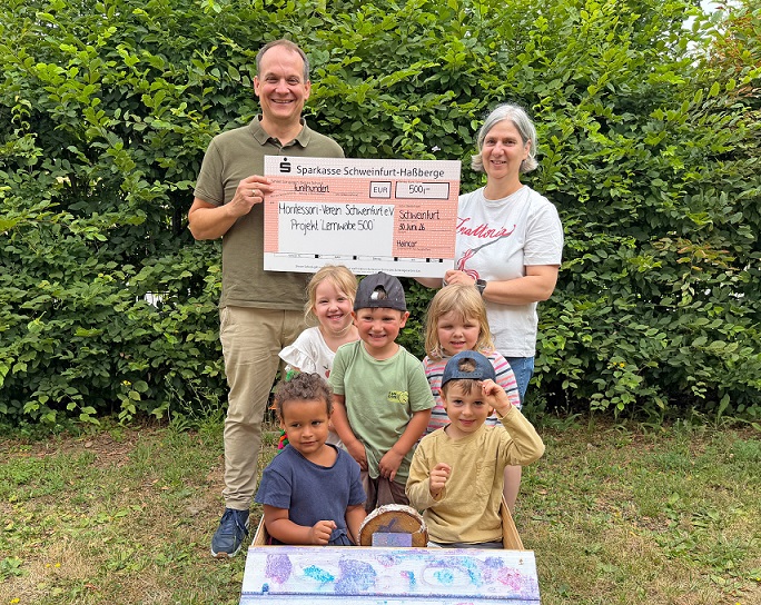 MAINCOR spendet 500 Euro an das Montessori Kinderhaus für das Projekt „Lernwabe“
