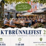 Die Gesellschaft Harmonie lädt zum Marktbrünnlefest auf den Schweinfurter Marktplatz ein
