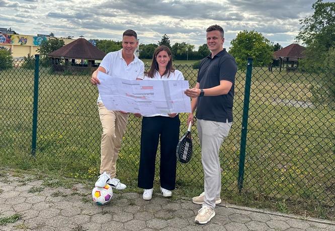 Millioneninvestition am Kessler Field: Kommt ein Sport- und Freizeitzentrum mit Indoor-Padel-Anlage?