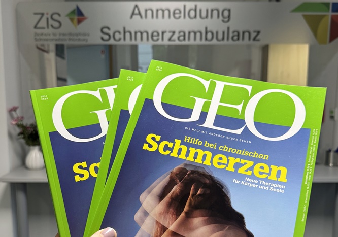 „Neue Therapien für Körper und Seele“: Würzburger Schmerz-Expertise im Wissensmagazin GEO