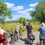 Sennfelder Bürgerversammlung mit dem Fahrrad, um Projekte und Entwicklungen direkt vor Ort vorzuzustellen