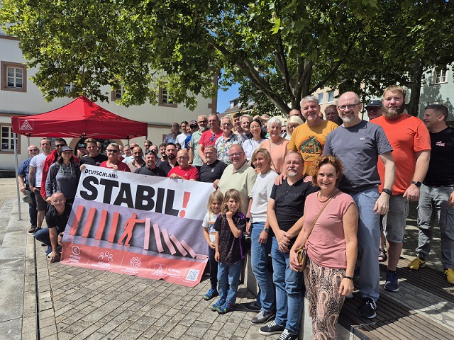 Starke Rente, gute Pflege, sichere Zukunft: Betriebsräte und Vertrauensleute diskutieren bei Aktivenkonferenz der IG Metall Schweinfurt über die Situation des Sozialstaats