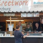 Bedienen und Spülen statt Lehren und Forschen: Lehrende der Fakultät Angewandte Sozialwissenschaften unterstützen Streetwork Würzburg bei Umsonst & Draußen