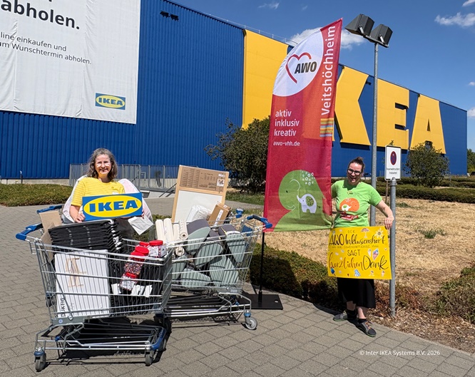 IKEA Würzburg unterstützt AWO Inklusionshort an derEichendorffschule in Veitshöchheim