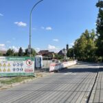 Sperrung am Kitzinger Bleichwasen aufgrund der Arbeiten am ehemaligen Schotterparkplatz