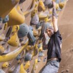 Zwei Sportsfreunde mit einer Passion: Emanuel Schramm (30) und Enrico Diez (32) bouldern in der Bundesliga