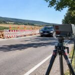Geschwindigkeitskontrollen im Baustellenbereich: Viermal Fahrverbot, der Spitzenwert lag bei 97 km/h