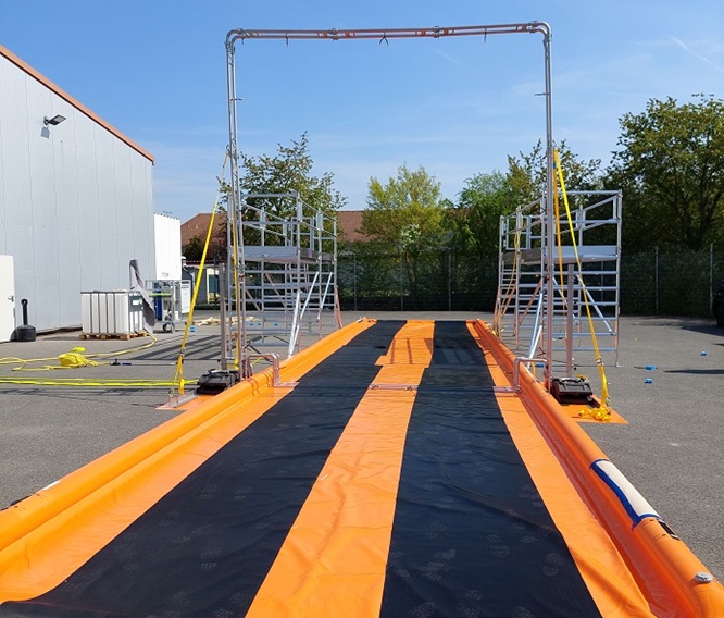 Mobile Dekontaminationsschleuse: Der Landkreis Schweinfurt erhöht die Reaktionsfähigkeit im Tierseuchenfall