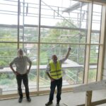 Mehr Platz für die rund 900 Schülerinnen und Schüler: Erweiterungsbau der Leopold-Sonnemann-Realschule in Höchberg kommt gut voran