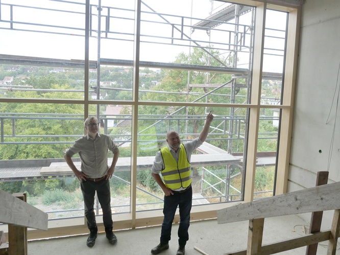 Mehr Platz für die rund 900 Schülerinnen und Schüler: Erweiterungsbau der Leopold-Sonnemann-Realschule in Höchberg kommt gut voran