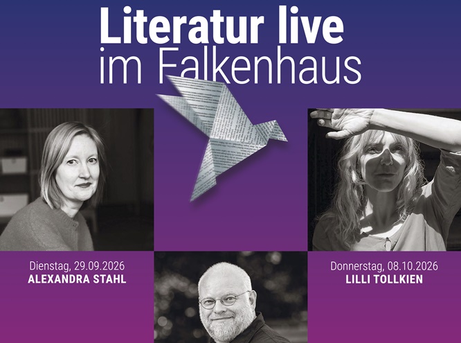 Literatur Live im Falkenhaus: Spionage, Mythos Wald und starke Frauen!