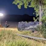 Schwerer Unfall zwischen Ottendorf und Untertheres: Die Rettungskräfte hatten Montagabend einen Großeinsatz