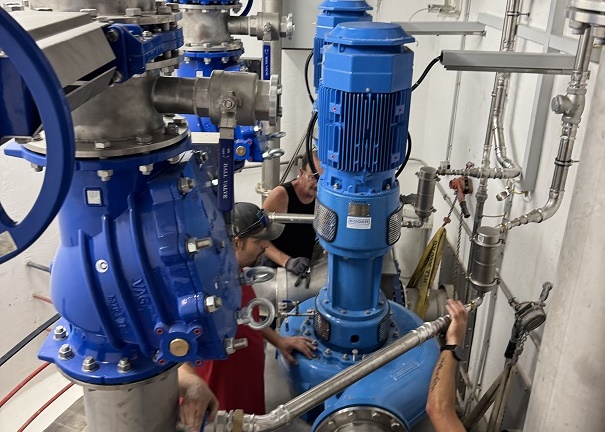 Das Pumpwerk am Marktplatz in Grafenrheinfeld ist technisch wieder auf dem neuesten Stand