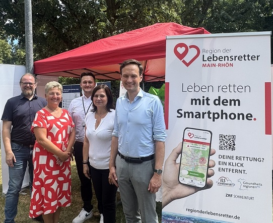 Ersthelfer-App „Region der Lebensretter“ für den Bereich Main-Rhön