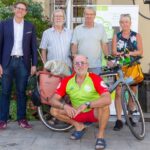 Jörg Richter ist wieder unterwegs: 2000 Kilometer per Fahrrad in die Partnerstadt für einen guten Zweck