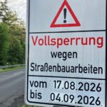 Die Kreisstraße NES 51 zwischen Windshausen und Schmalwasser ist für rund drei Wochen gesperrt