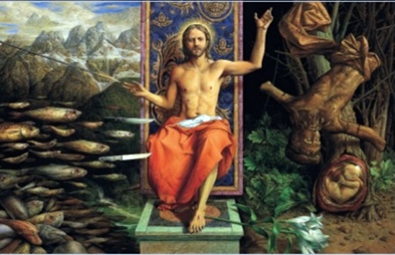 Auch sein viel beachtetes Porträt von Benedikt XVI. ist zu sehen: Michael Triegel mit „Jenseits des Sichtbaren“ in der Kunsthalle