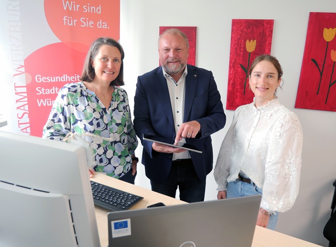 Weniger Bürokratie, mehr Service für die Bürger: Gesundheitsamt Würzburg wird immer digitaler