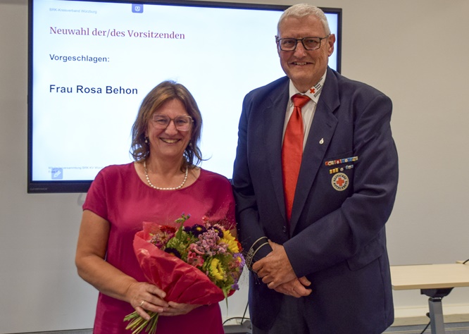 Würzburger BRK wählt die bisherige erste Stellvertreterin Rosa Behon zur neuen Kreis-Vorsitzenden