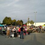 SPD-Flohmarkt auf dem Aldi-Parkplatz in Niederwerrn an einem hoffentlich sonnigen Tag
