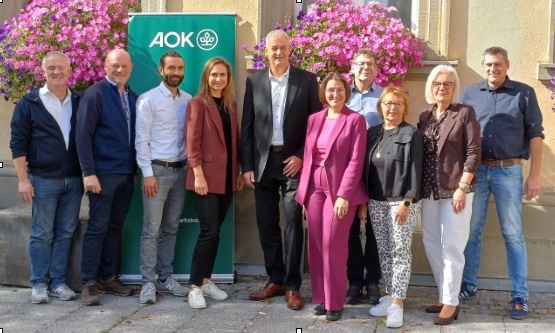 Vorstellung des von der AOK Bayern entwickelten GesundheitsatlasPro in Bad Neustadt