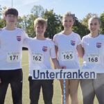 Gelungener Saisonabschluss im Sachs-Stadion: Schweinfurter Leichtathleten in Unterfranken-Auswahl