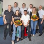 105 Jahre Jubiläen für sieben Mitarbeiter bei Höchemer Bürokonzepte in Back Bocklet