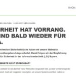 Sicherheit hat Vorrang: Landkreis Rhön-Grabfeld schaltet Internetseiten vorsorglich ab