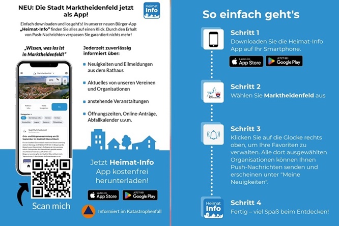 Die Heimat-Info App ist da: Marktheidenfeld präsentiert neuen digitalen Bürgerservice