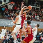 93:83 gegen den Syntainics MBC: Die Fitness First Würzburg Baskets stehen im Pokal-Viertelfinale und haben Dienstag schon wieder ein Heimspiel