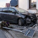 Pkw fährt in Diebach in eine Hauswand und verursacht einen Sachschaden von mehreren tausend Euro