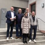 Landrat Thomas Eberth und Bürgermeister Michael Ank im Austausch über aktuelle Themen in Eisingen