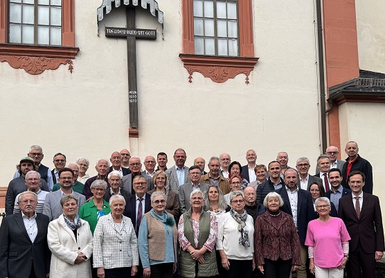 Landrat Florian Töpper würdigte das herausragende ehrenamtliche Engagement von 46 Personen im Landkreis Schweinfurt