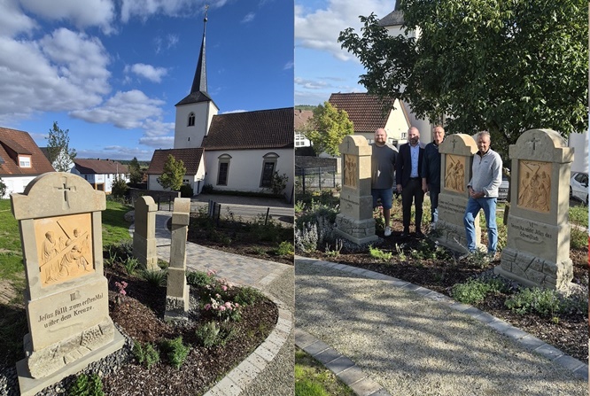 Der Friedhof Abersfeld ist zukunftsorientiert gestaltet: Gemeinde setzt auf neue Bestattungsformen und Bürgerengagement
