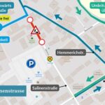 Aufgrund von Kanalarbeiten in der Bad Kissinger Salinenstraße muss der Verkehr umgeleitet werden