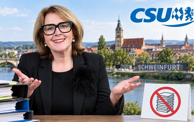 Martina Gießübel wundert sich über die Stadt Schweinfurt: „Weniger Vorschriften, mehr Vertrauen – Bürokratieabbau muss im Alltag ankommen“